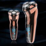Hatteker Electric Shaver for Men Full Body Washable Rechargeable LCD Display Floating Beard Razor - Image 4