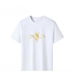 Summer Trendy Brand Men's Clothes Business Casual Short-sleeved T-shirt Slim Fit and Versatile Crew Neck Top Breathable T-shirt - Image 5