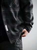 Mens Flannel Shirts American Vintage Streetwear Thick Plaid Oversized Cargo Long Sleeve Loose Fit Casual Workwear Autumn Winter - Image 2