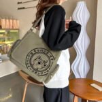 Japanese Cat Pattern Shoulder Bags Cute Vintage Crossbody Bag Adjustable Shoulder Strap Large Capacity Message Bag For Women - Image 2