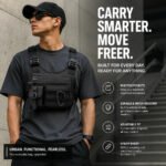 Tactical Outdoor Chest Bag Men's Vest Bag MOLLE Chest Pack for Cycling Bags Running Front Chest Bag Sports Vest Bag - Image 3