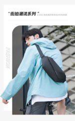 Mark Ryden Men's Handbag Man Belt Pouch Sports Casual Cycling Small Waist Pack Crossbody Bag Shoulder Bag Men's Crossbody Chest - Image 4