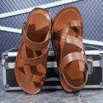 Summer Men Rome Genuine Leather Roman Sandals Gladiator 2024 Sandalias Romanas Hombre Flat Sandles Dropshipping - Image 5