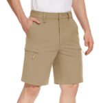 Men's Quick Dry Cargo Shorts Summer Waterproof Hiking Shorts Outdoor Multi-pockets Camping Training Work Shorts Man - Image 31