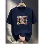Summer Men's and Women's Sporty Casual Style T-Shirts, Cool and Breathable T-Shirts, Large-Sized T-Shirts for Europe and America - Image 5