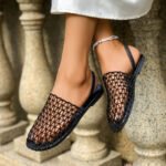 Summer Mesh Sandals Women Casual Ballet Flats Hollow Out Beach Shoes Woman Loafers Summer Closed Toe Mules Sandalias Mujer - Image 4