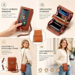 The Women Bag Touch Screen Cell Phone Purse Soft Leather Shoulder Bag Female Handbags Cheap Small Wallet Crossbody Bags - Image 5