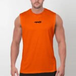 Men's Fitness Tank Tops Europe United States Fashion Brand Round Neck Sports Sleeveless T-shirt Summer Men Mesh Running Vests - Image 4