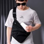 Sling Chest Bag Anti-theft Men Chest Bag Waterproof Tactical Sling Crossbody Bags Travel Cross Body Pack for Men - Image 4