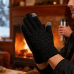 3-4Pcs Winter Hat Gloves Socks Set Windproof Anti-Slip Stretchy Unisex for Outdoor Sports and Daily Use - Image 4