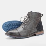 Spring Leather Boots with Zipper Classical Men Boots 2026 Fashion Comfortable Ankle Boots - Image 15