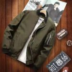 Spring Autumn Men's Windbreaker Jacket Casual Lightweight Jacket For Men Sports Zip Up Coat with Pockets Clothing - Image 6