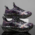 Men's Breathable Road Running Shoes - Shock-Absorbing and Wear-Resistant Soles, Eva Cushioning Pads, Lightweight Low-Top Sneakers with Striped Design, Suitable for Gym, Jogging and Everyday Wear, Stylish Sporty Style, with Ev - Image 3