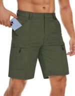 Men's Waterproof Cargo Shorts Summer Quick Dry Hiking Shorts Outdoor Multi-pockets Camping Training Work Shorts Man - Image 23