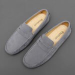 Suede Leather Mens Loafers New Fashion Walking Shoes New Comfy Man Drive Flats Classic Original Style Men Casual Shoes Moccasins - Image 5