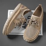New Trend Man Hiking Shoes Lightweight Soft Mesh Flats Comfortable Non-slip Sneakers Outdoor Casual Sports Shoes Men's Trainers - Image 4