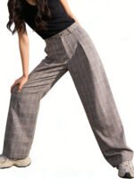 SLTNX 2026 Retro Chic Plaid Pants Women's Loose Pants Fashion Street Casual Pants Office Wear - Image 3