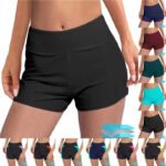 2024 Women Swimsuit Panties Swimwear Beach Shorts High Waist Stretch Sports Tankini Bottoms Menstrual Leakproof Swim Shorts - Image 2