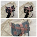Y2k Fashion Women's Handbags Stars Pattern Cool Girls Underarm Bag Fashion Female Small Shoulder Bags Chain Tote Purses - Image 5