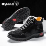 FLYLAND Men's Ankle Boots Casual Leather Shoes Fashion Vintage Hand Stitching Soft Business Handmade Shoes - Image 6