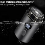 Men Electric Mini Shaver Rechargeable Type-c Charging Car Portable Led Digital Display Wet & Dry Shaver Men Women Home Razor - Image 2
