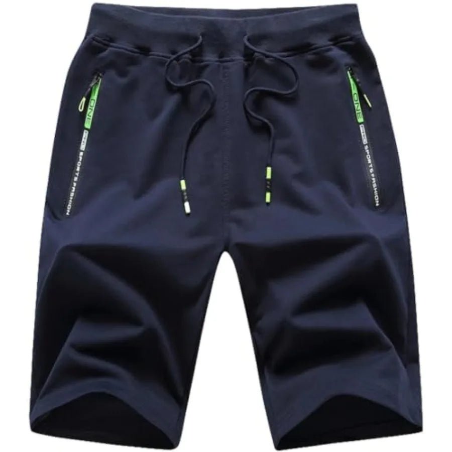 Se0d14d21c00543c9b7adb2dd98094a3b7_b9d869a7-d56e-4535-a2b4-f831ba8d7aeb.jpg Mens Casual Shorts Workout Fashion Comfy Shorts Breathable Big and Tall Shorts Navy - Image 1
