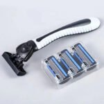 Safety Razor With 3/6/12/18/24/36Pcs 6 Layer Stainless Steel Shaving Cartridges For Men Women Hair Removal Shaving▪ - Image 2