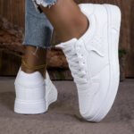 Fashion Women Casual Shoes Breathable Walking Flat Shoes Sneakers White Female Footwear Sports Running Outdoor Walking For women - Image 6