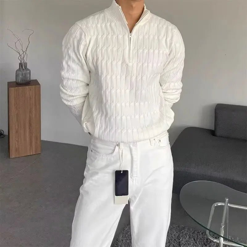 Se3d35b52d2ff4dd79f9247dd8cb169afR.jpg Replica Luxury Sweaters Men Sweater Jersey Korean Reviews Many Clothes Knitwear Cardigan Autumn Men's Clothing Mens Coat Hırka - Image 1