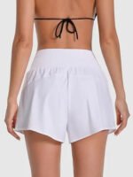 Anfilia Swim Bottoms for Women Tummy Control High Waisted Swim Board Shorts Loose Fit - Image 3