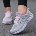 Women Casual Shoes Fashion Breathable Walking Mesh Flat Shoes Sneakers Women Gym Vulcanized Shoes White Female Footwear - Image 4