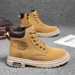 Ankle Boots Men Retro Work Shoes Autumn Winter Thick Bottom High Top Outdoor Boots Leather Waterproof High Quality Chelsea Boots