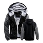 Winter Jacket Men Warm Coat Thick Fleece Male Zipper Hooded Jackets Casual Hooded Sportswear Outerwear Long Sleeves Sports Hoody - Image 5