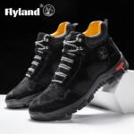 FLYLAND Men's Ankle Boots Casual Leather Shoes Fashion Vintage Hand Stitching Soft Business Handmade Shoes - Image 29