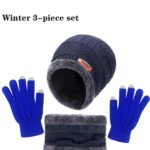Winter Hat for Men Women Beanie Hats Scarf Glove Earmuff Set Thick Warm Slouchy Beanies Hat for Boy Girl Cap - Image 6