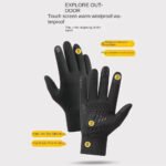 Autumn Winter Outdoor Cycling Gloves Gym Fitness Sports Running Warm Touch Screen Nonslip Gloves Motorcycle Gloves Men Women - Image 2