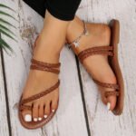Women's Sandals Flat Sandals Fashion Soft-soled Sandals New Non-slip Sandals for Summer Light Casual Shoes 2025 - Image 2