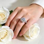 925 Sterling Silver 2ct Round Cut Moissanite Engagement Ring Wedding Band for Women Bridal Promise Fine Jewelry Gift - Image 6