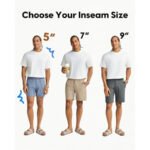Men's Casual Shorts, 5"/7"/9" Stretch Summer Shorts, Durable Quick Dry Shorts with Elastic Waist - Image 12