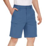 Men's Quick Dry Cargo Shorts Summer Waterproof Hiking Shorts Outdoor Multi-pockets Camping Training Work Shorts Man - Image 27
