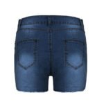 Sexy Hot Slim Denim Shorts Women Fashion Trendy All-match Solid Color Tight High Waist Short Jeans Lady Commuting Cowboy Outfits - Image 4