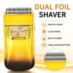 Grooming Kit for Men, Electric Hair Clipper, T-Blade Trimmer, Foil Shaver and Nose Trimmer, Rechargeable Cordless - Image 4
