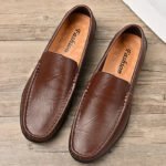 Hot-selling Men's Casual Shoes PU Leather Male Loafers New Arrival Moccasins Light Comfortable Man Driving Wedding Flats Slip-On - Image 3