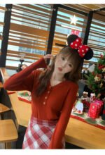 2026 Casual Slim Button Knitted Pullover Autumn Winter Women Sweaters Sweater Femme Basic Solid Jersey Tops Fashion Clothes - Image 6