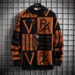 Men Knitted Sweater Stripe Pullovers Printing Round Neck Sweater Autumn/Winter Designer Quality Casual Men Clothing Jumper - Image 3