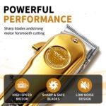 Grooming Kit for Men, Electric Hair Clipper, T-Blade Trimmer, Foil Shaver and Nose Trimmer, Rechargeable Cordless - Image 3