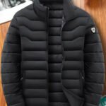 Men Puffer Jacket Thick Warm Winter Jackets Man Parka Casual Fashion Outwear Cotton Padded Coats Stand Colar Men's Clothing Top