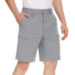 Men's Quick Dry Cargo Shorts Summer Waterproof Hiking Shorts Outdoor Multi-pockets Camping Training Work Shorts Man - Image 26