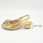 New Arrival African Shoes and Bags Sets Decorated with Rhinestone Women Shoe Size 43 Shoes for Women 2025 Designer Luxury - Image 4