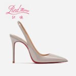Heeled sandals Red Shiny Bottoms Naked color luxury Hollow 2026 New Elegant High Heels Sexy Slingbacks Ladies Shoes Women shoes - Image 5